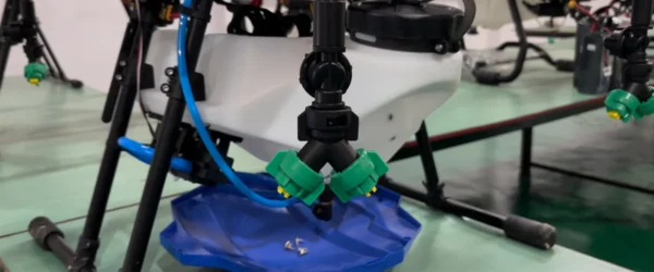 Flat fan nozzle for agriculture drone spraying wide coverage