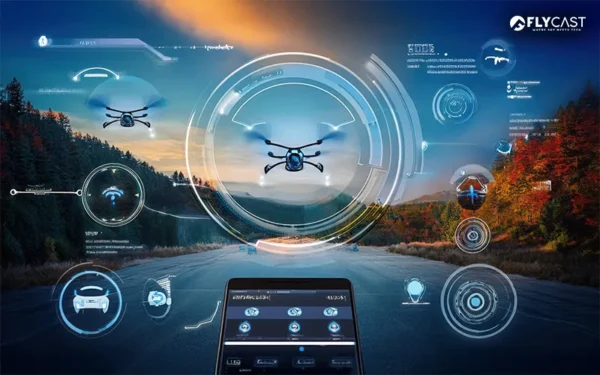 AI and drone technology working together for smart aerial navigation