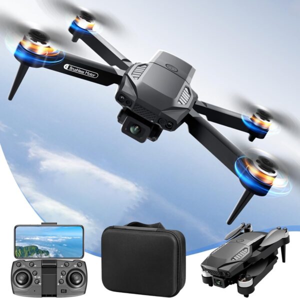 Mini brushless drone F198 performing flip in air