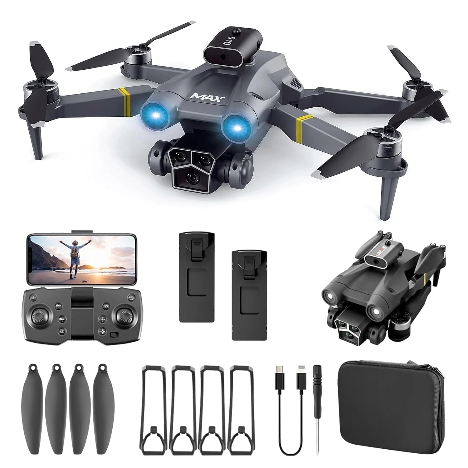 M3 Max remote control toy drone by Flycast India