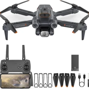 Compact and durable J2 Drone displayed on a table