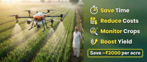 Agriculture Drone save cost