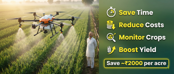 Agriculture Drone save cost